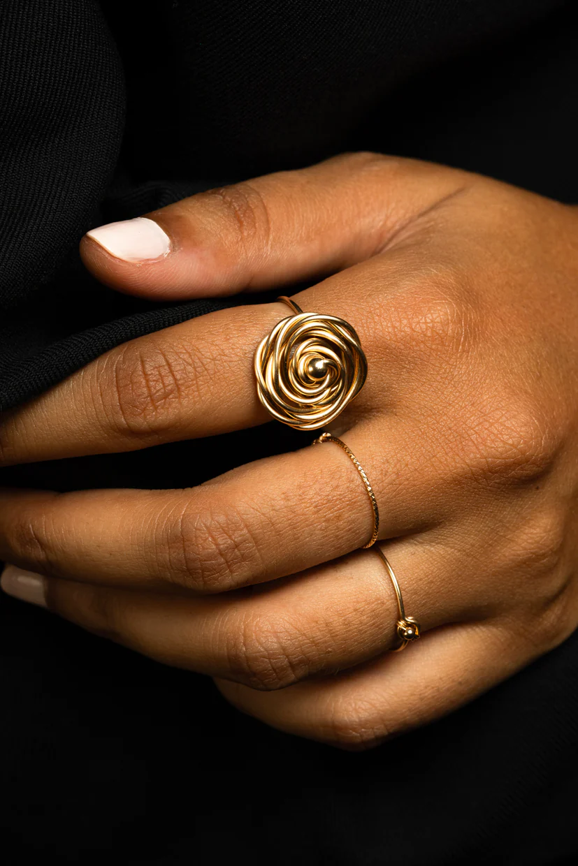 Maxi Bague Rosa - Or - Image 7