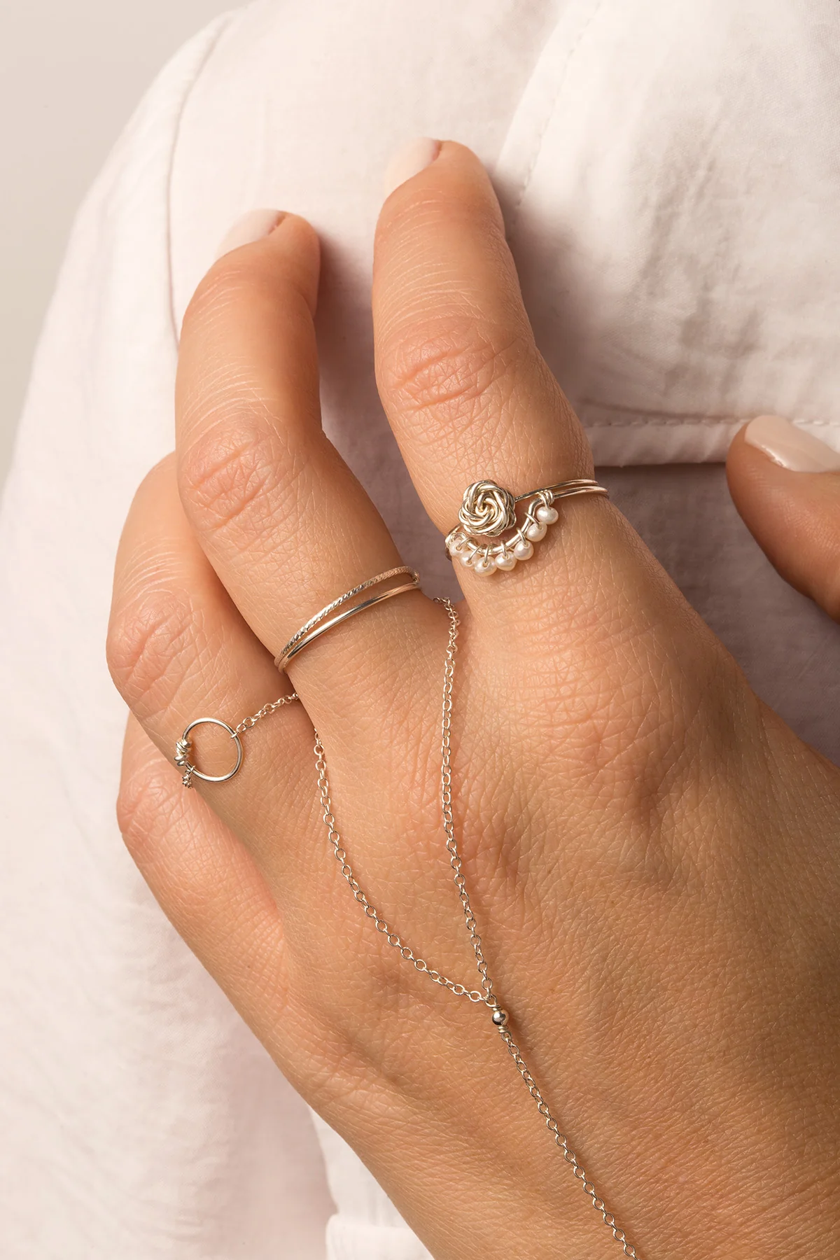Bague anneau Essentiel - Argent - Image 3