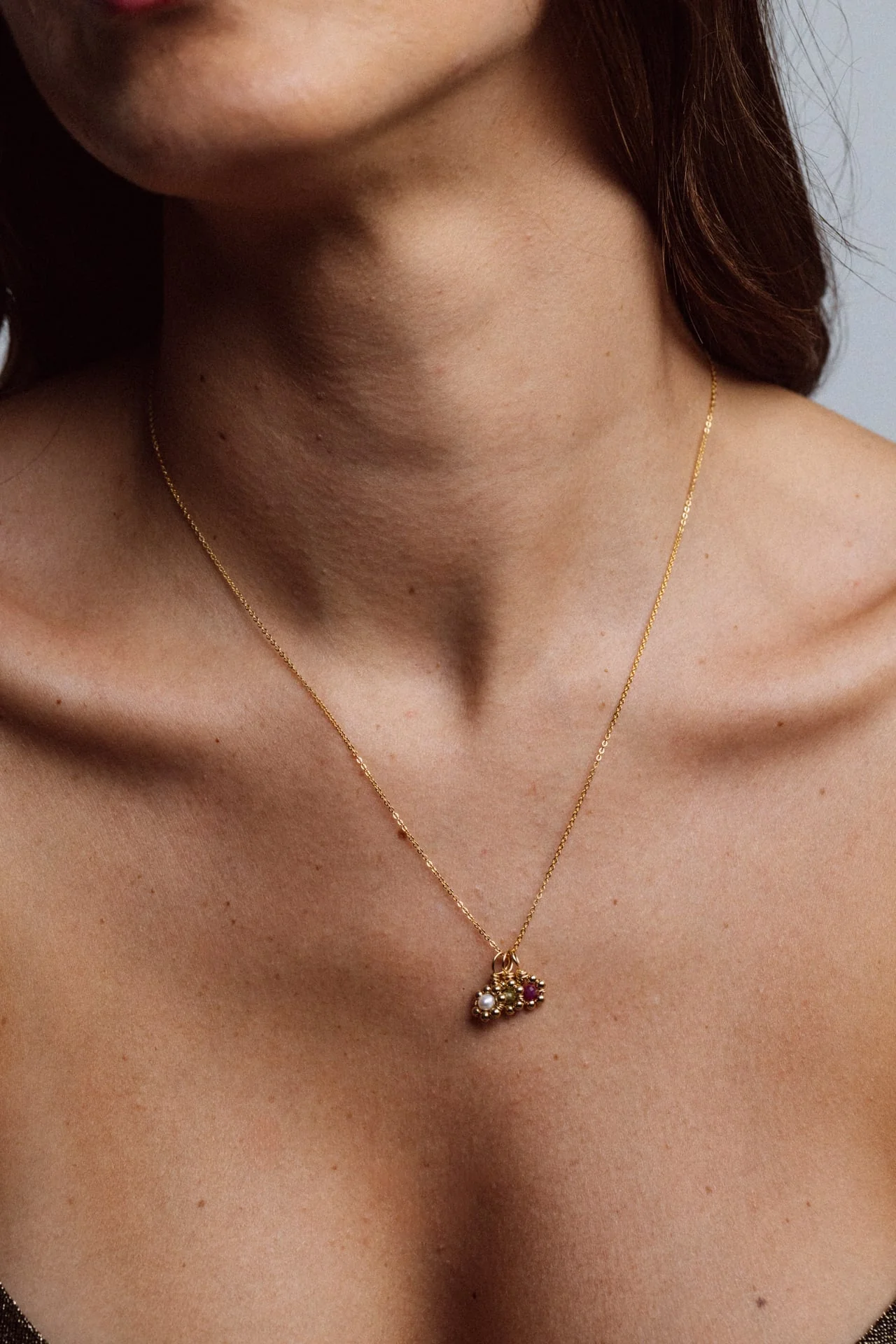 Pendentif Daisy - Rubis - Image 3