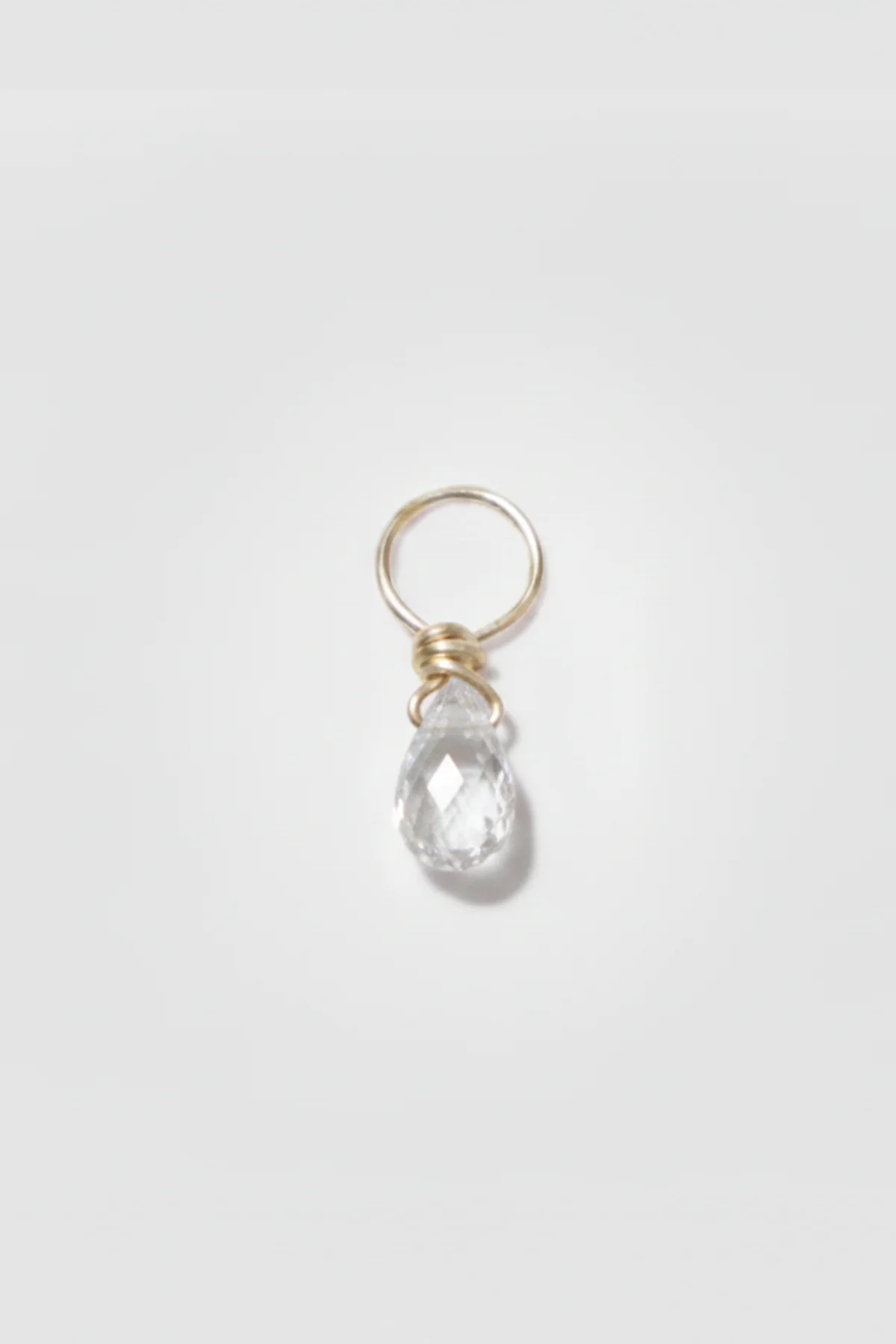Pendentif Mia - Or 750‰ - Saphir blanc - Image 2