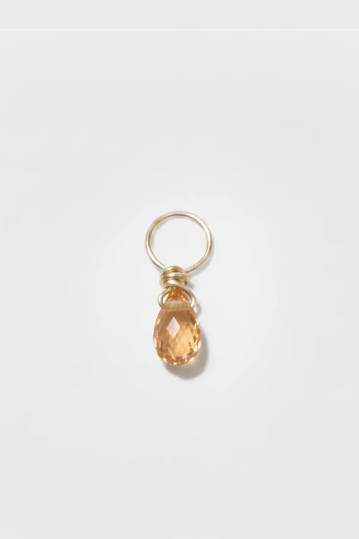 Pendentif Mia - Or 750‰ - Saphir orange