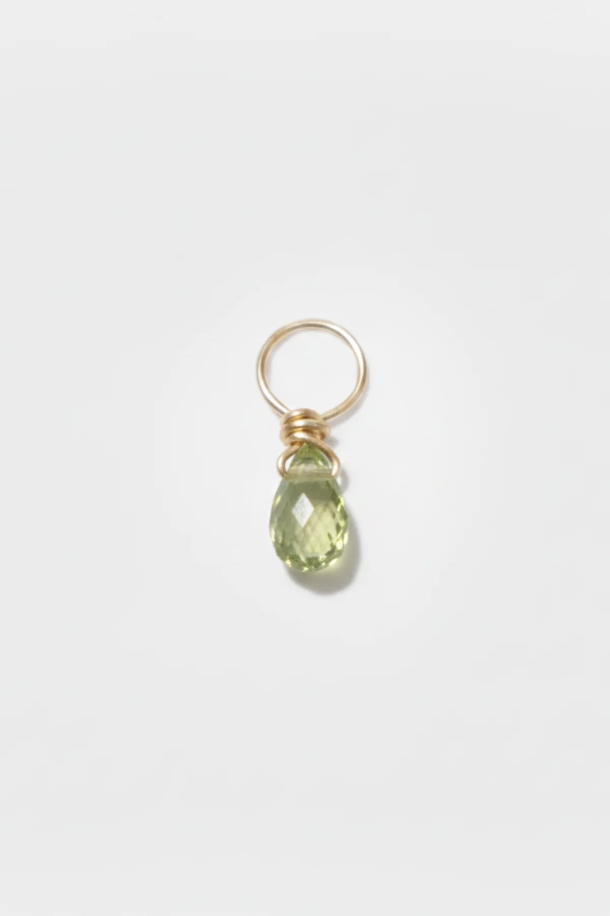 Pendentif Mia - Or 750‰ - Saphir vert clair
