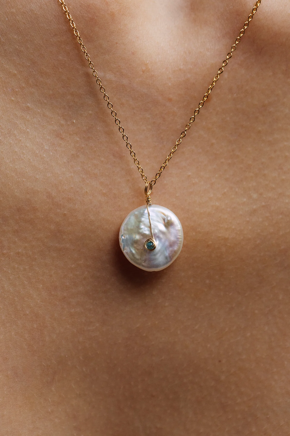 Pendentif Mirée - Apatite