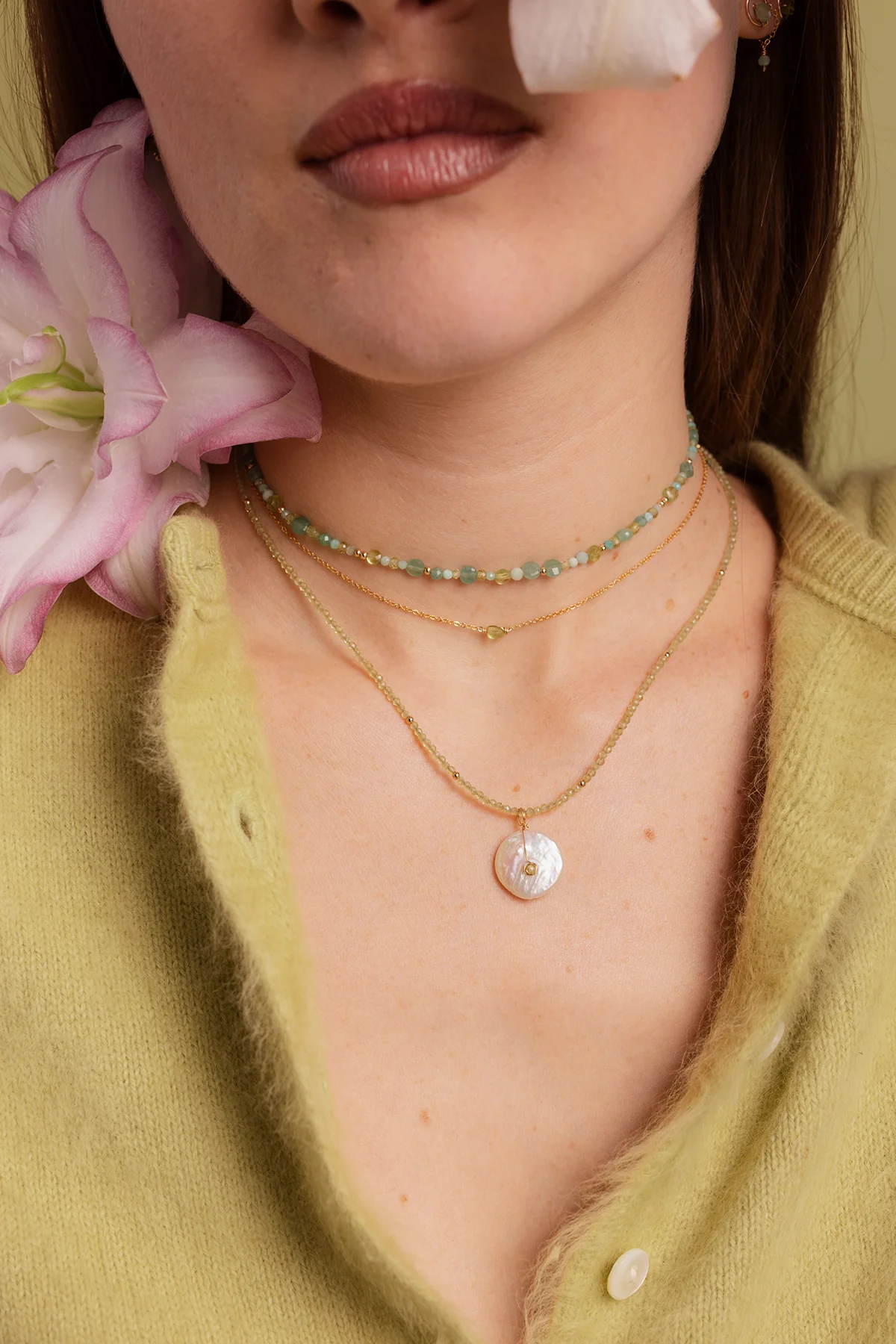 Pendentif Mirée - Peridot - Image 2