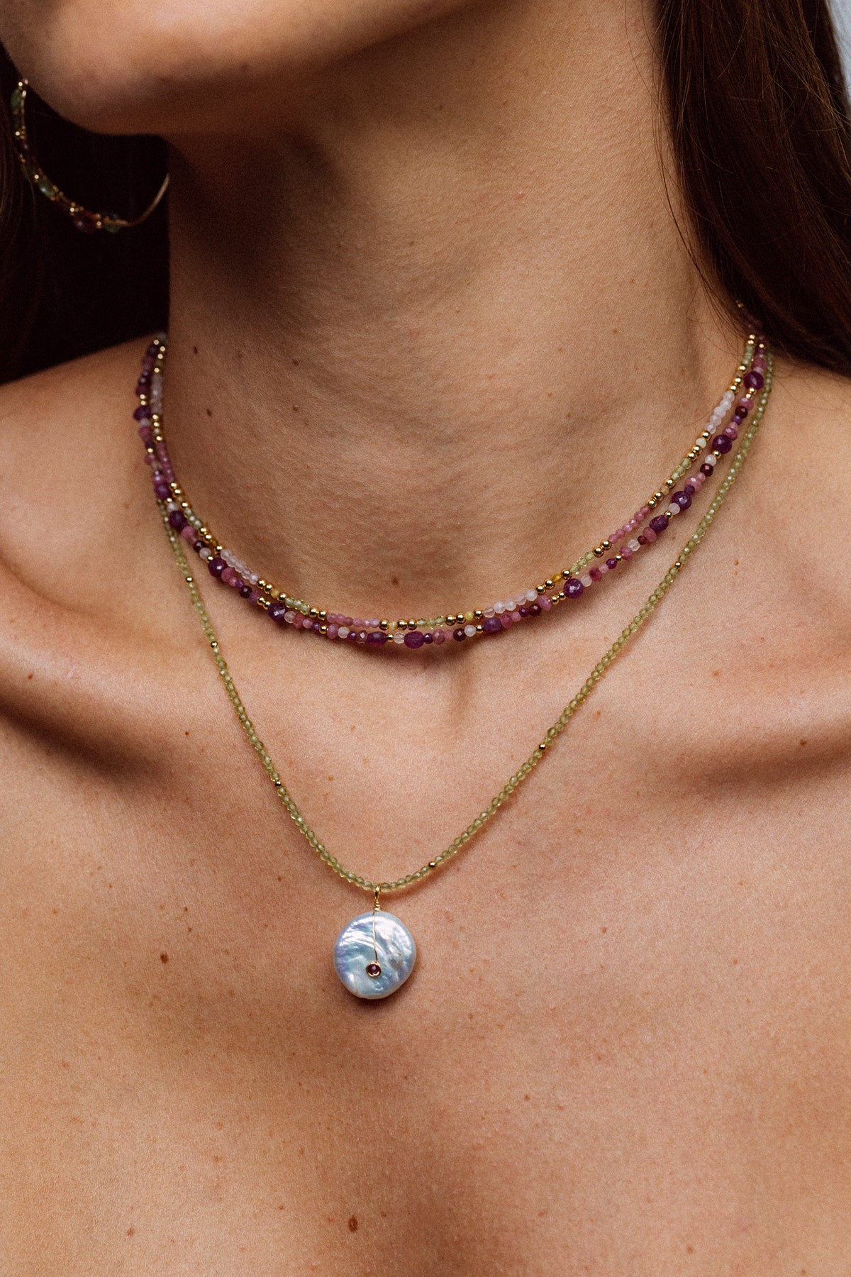 Pendentif Mirée - Rubis - Image 2
