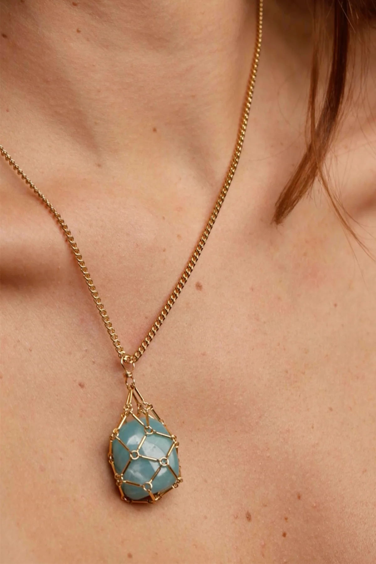 Pendentif Secret - Amazonite - Image 3