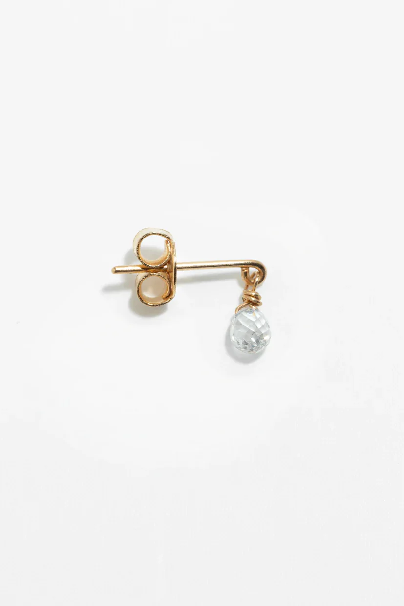 Puce pampille Mia - Or 750‰ Diamant blanc - Image 6